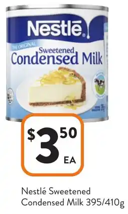 Foodworks Nestlé Sweetened Condensed Milk offer