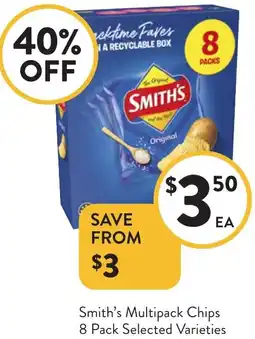 Foodworks Smith's Multipack Chips offer