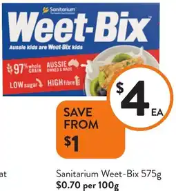 Foodworks Sanitarium Weet-Bix offer