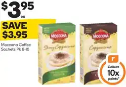 Woolworths Moccona Coffee Sachets offer