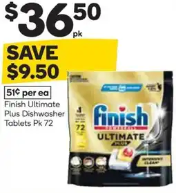 Woolworths Finish Ultimate Plus Dishwasher offer