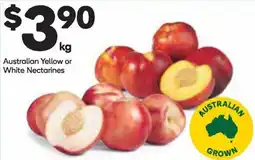 Woolworths Australian Yellow or White Nectarines offer