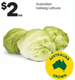 Woolworths Australian Iceberg Lettuce offer