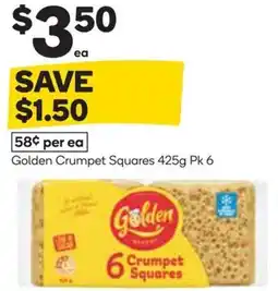 Woolworths Golden Crumpet Squares offer