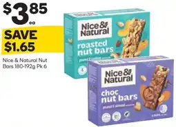 Woolworths Nice & Natural Nut Bars offer