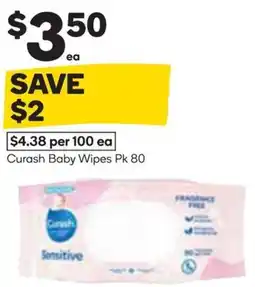Woolworths Curash Baby Wipes offer