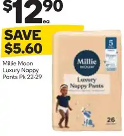 Woolworths Millie Moon Luxury Nappy Pants offer