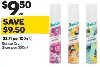 Woolworths Batiste Dry Shampoo offer
