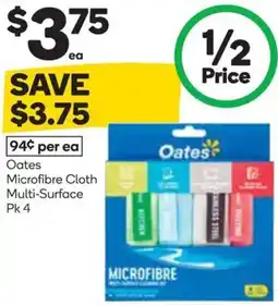 Woolworths Oates Microfibre Cloth Multi-Surface offer