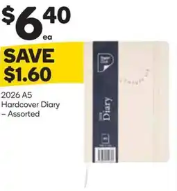 Woolworths Hardcover Diary - Assorted offer
