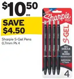 Woolworths Sharpie S-Gel Pens offer
