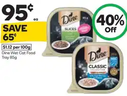 Woolworths Dine Wet Cat Food Tray offer