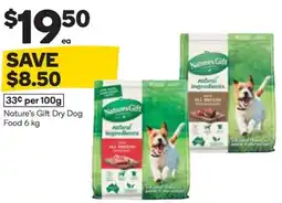 Woolworths Nature's Gift Dry Dog Food offer