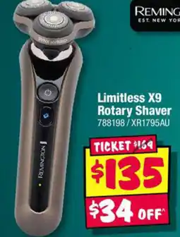 JB Hi-Fi Limitless X9 Rotary Shaver offer