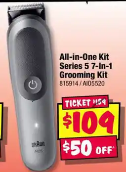 JB Hi-Fi All-in-One Kit Series 5 7-In-1 Grooming Kit offer