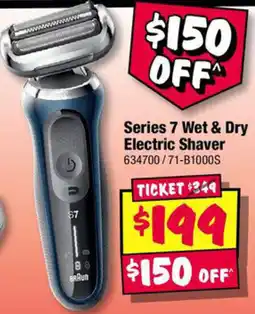 JB Hi-Fi Series 7 Wet & Dry Electric Shaver offer