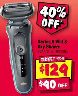 JB Hi-Fi Series 5 Wet & Dry Shaver offer