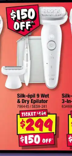 JB Hi-Fi Silk-épil 9 wet & dry epilator offer