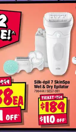 JB Hi-Fi Silk-épil 7 skinspa wet & dry epilator offer