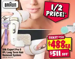 JB Hi-Fi Silk Expert Pro 5 IPL Long Term Hair Removal System offer