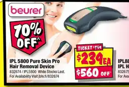 JB Hi-Fi IPL 5800 Pure Skin Pro Hair Removal Device offer