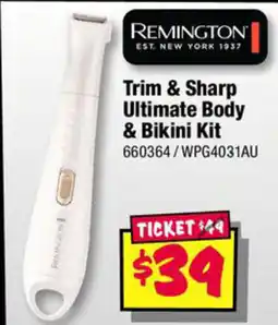 JB Hi-Fi Trim & sharp ultimate body & bikini kit offer