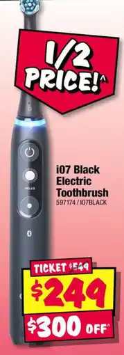 JB Hi-Fi I07 black electric toothbrush offer
