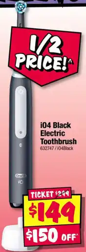 JB Hi-Fi I04 black electric toothbrush offer