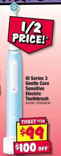 JB Hi-Fi I0 series 3 gentle care sensitive electric toothbrush offer