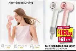 JB Hi-Fi Se 2 high speed hair dryer offer