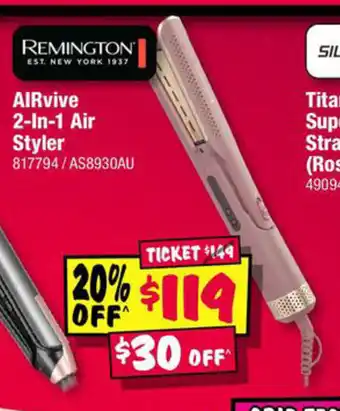 JB Hi-Fi Airvive 2-in-1 air styler offer