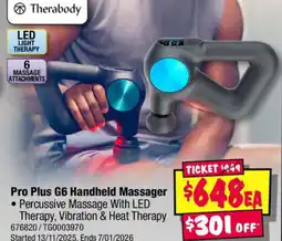JB Hi-Fi Pro plus g6 handheld massager offer