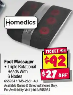 JB Hi-Fi Foot massager offer