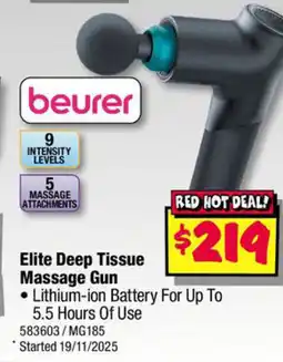 JB Hi-Fi Elite deep tissue massage gun offer