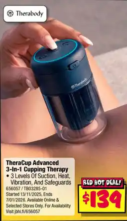 JB Hi-Fi Theracup advanced 3-in-1 cupping therapy offer