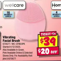 JB Hi-Fi Vibrating facial brush offer