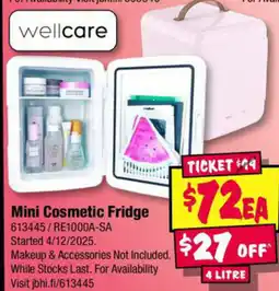 JB Hi-Fi Mini cosmetic fridge offer
