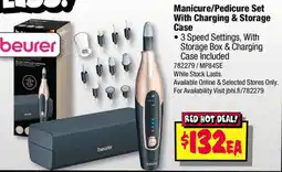 JB Hi-Fi Manicure/pedicure set with charging & storage case offer