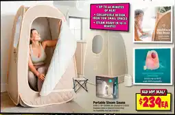 JB Hi-Fi Portable steam sauna offer