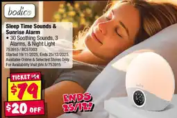 JB Hi-Fi Sleep time sounds & sunrise alarm offer