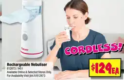 JB Hi-Fi Rechargeable nebuliser offer
