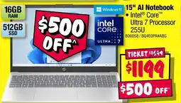 JB Hi-Fi Windows 11 15" al notebook offer