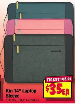 JB Hi-Fi Kin 14" Laptop Sleeve offer