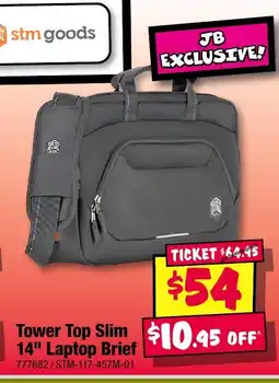 JB Hi-Fi Tower Top Slim 14" Laptop Brief offer