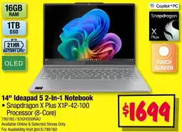 JB Hi-Fi 14" Ideapad 5 2-In-1 Notebook offer