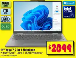 JB Hi-Fi 14" yoga 7 2-in-1 notebook offer