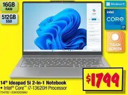 JB Hi-Fi 14" ideapad 5i 2-in-1 notebook offer