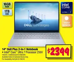 JB Hi-Fi 14" Dell Plus 2-In-1 Notebook offer
