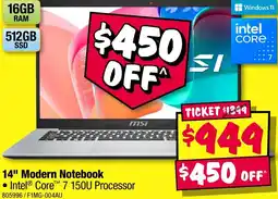 JB Hi-Fi 14" Modern Notebook offer
