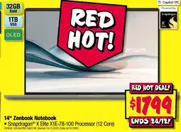 JB Hi-Fi 14" Zenbook Notebook offer